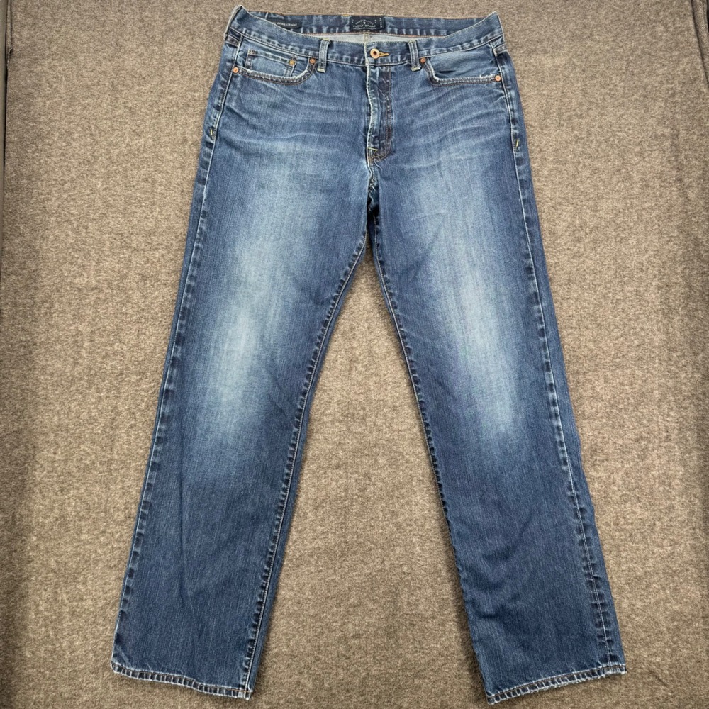 Lucky Brand 361 Vintage Straight Mens Jeans 36x34 Blue Medium Wash Denim Jeans